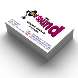 Wall of Sound Business Stationery & Logo
